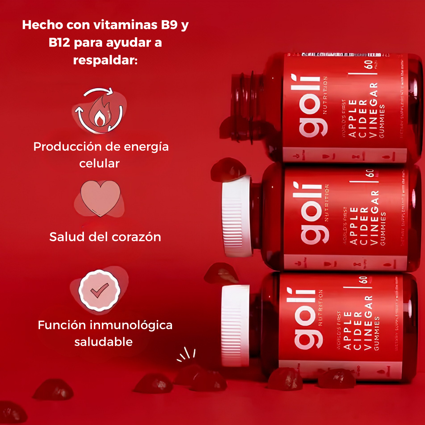 GOMAS GOLÍ NUTRICIÓN VINAGRE DE MANZANA
